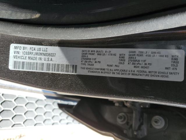2021 RAM 1500 LARAM - 1C6SRFJM0MN836037