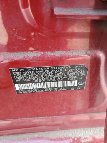 2015 LEXUS IS 250 JTHBF1D28F5074236