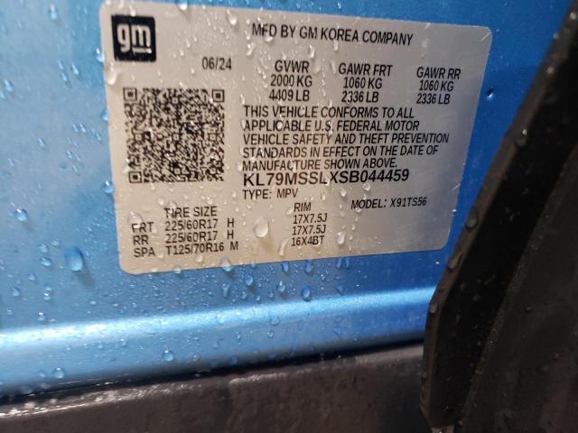 2025 CHEVROLET TRAILBLAZE - KL79MSSLXSB044459