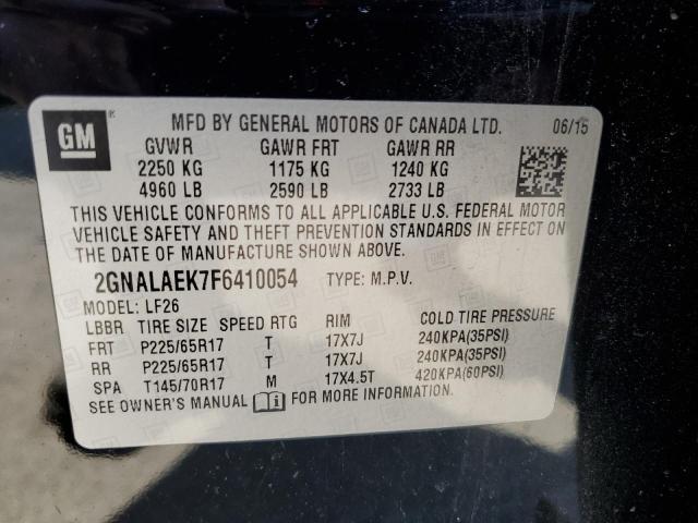 2015 CHEVROLET EQUINOX LS - 2GNALAEK7F6410054