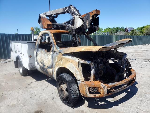 FORD F550 SUPER 2016 white chassis gas 1FDUF5HYXGES92220 photo #1