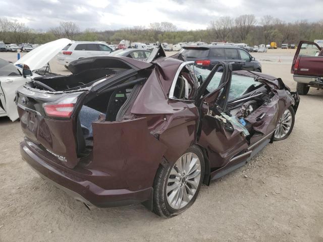 Vin: 2fmpk4k93lba11617, lot: 51165725, ford edge titanium 20203