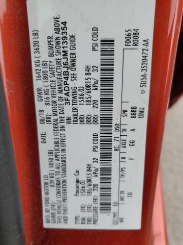 2018 FORD FIESTA SE - 3FADP4BJ6JM139354