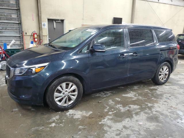 KIA SEDONA LX 2016 blue  gas KNDMB5C1XG6191446 photo #1