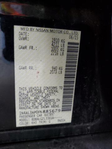 2015 NISSAN ALTIMA 2.5 - 1N4AL3AP0FN885679