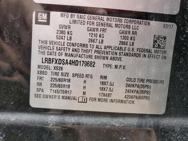 2017 BUICK ENVISION E - LRBFXDSA4HD179682