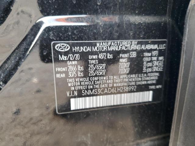 2020 HYUNDAI SANTA FE S - 5NMS3CAD6LH238992