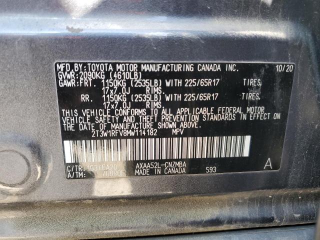 2021 TOYOTA RAV4 XLE - 2T3W1RFV8MW114182