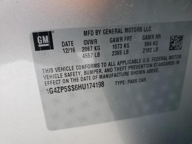 2017 BUICK LACROSSE E - 1G4ZP5SS6HU174198