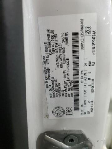 2015 LINCOLN MKC 5LMTJ2AH7FUJ02335