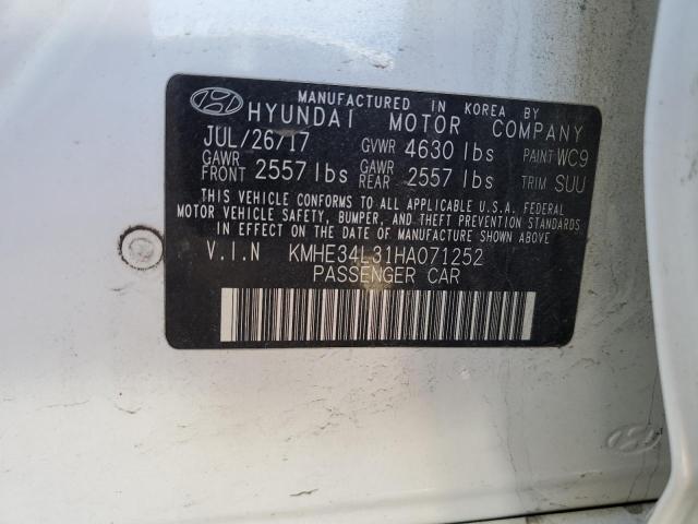 2017 HYUNDAI SONATA HYB KMHE34L31HA071252