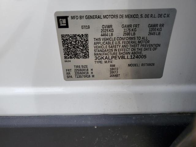 2020 GMC TERRAIN SL - 3GKALPEV8LL124005