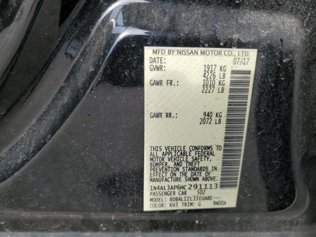 2017 NISSAN ALTIMA 2.5 - 1N4AL3AP6HC291113
