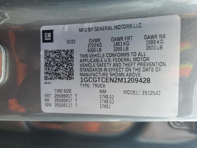 2021 CHEVROLET COLORADO L - 1GCGTCEN2M1209428