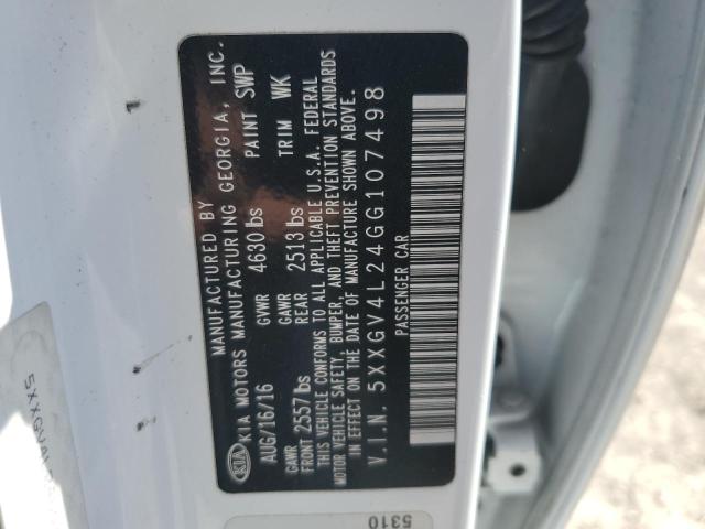 2016 KIA OPTIMA SXL 5XXGV4L24GG107498