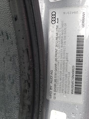 2016 AUDI A6 PREMIUM - WAUGFAFC1GN008929