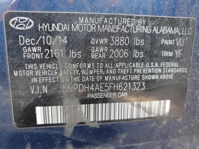 2015 HYUNDAI ELANTRA SE - 5NPDH4AE5FH621323
