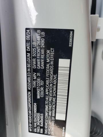 2025 VOLVO XC40 PLUS YV4L12UC5S2498954