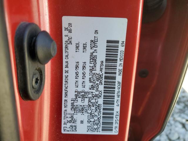 2020 TOYOTA TACOMA DOU - 3TMCZ5AN5LM364555