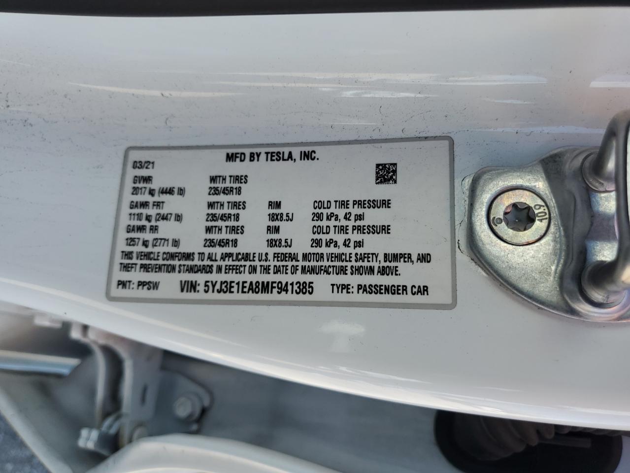 Tesla Model 3 2021