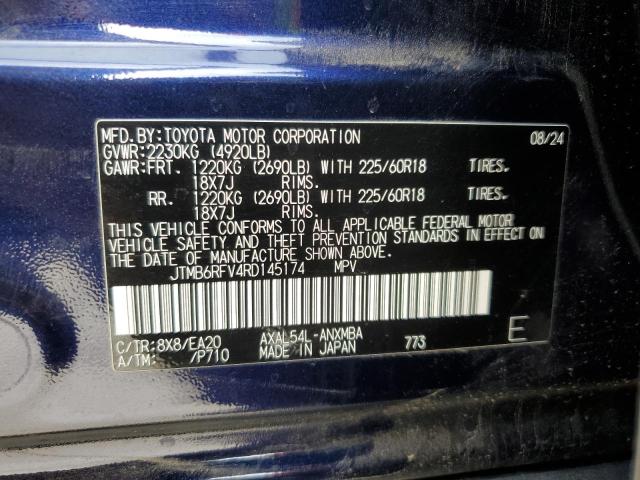 2024 TOYOTA RAV4 XLE P - JTMB6RFV4RD145174