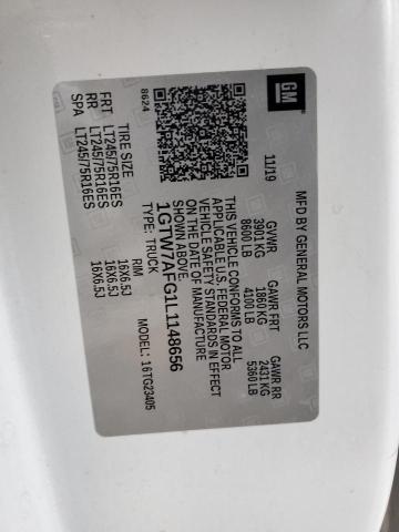 2020 GMC SAVANA G25 1GTW7AFG1L1148656