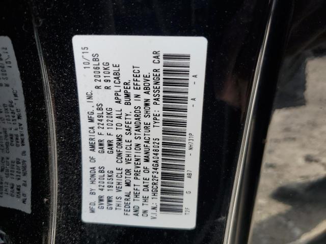 2016 HONDA ACCORD LX - 1HGCR2F34GA048025