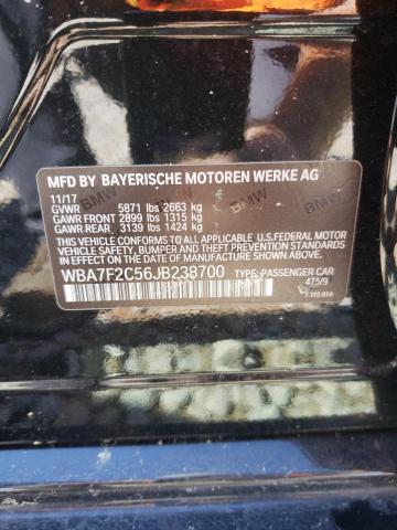 2018 BMW 750 XI - WBA7F2C56JB238700