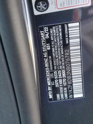 2022 MERCEDES-BENZ E 350 - W1KZF8DB3NB076782