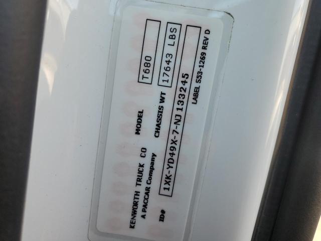 2022 KENWORTH CONSTRUCTI #3292311311