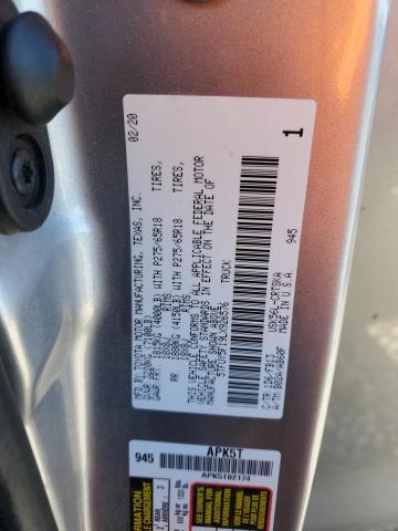 2020 TOYOTA TUNDRA DOU - 5TFUY5F19LX926576