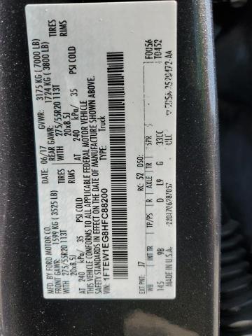 2017 FORD F150 SUPER - 1FTEW1EG8HFC88200