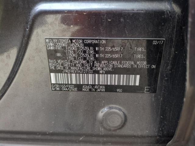 2017 TOYOTA RAV4 LE - JTMZFREV1HJ127103