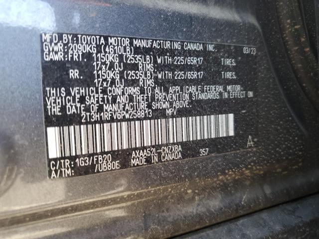 2023 TOYOTA RAV4 LE - 2T3H1RFV6PW258813