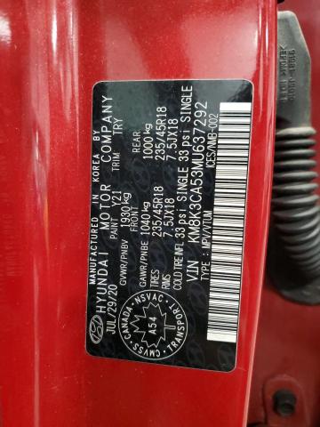 2021 HYUNDAI KONA LIMIT - KM8K3CA53MU637292