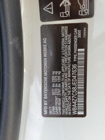 2018 BMW 440XI WBA4Z7C58JED47636