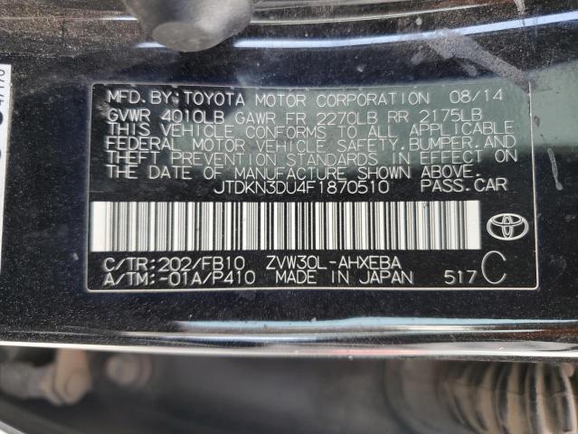 2015 TOYOTA PRIUS - JTDKN3DU4F1870510
