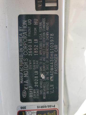 2017 KIA RIO LX - KNADM4A30H6103978