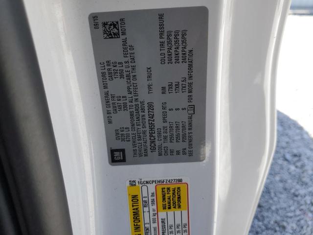 2015 CHEVROLET SILVERADO - 1GCNCPEH5FZ427280