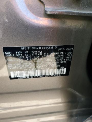 2021 SUBARU ASCENT TOU 4S4WMARDXM3454847