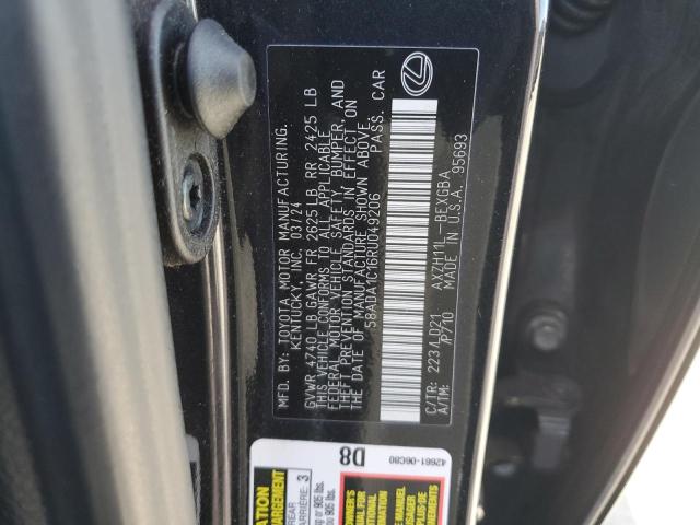 2024 LEXUS ES 300H BA 58ADA1C16RU049206