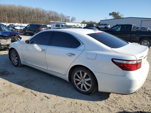 LEXUS LS 460 2008 white  gas JTHBL46F085082277 photo #3