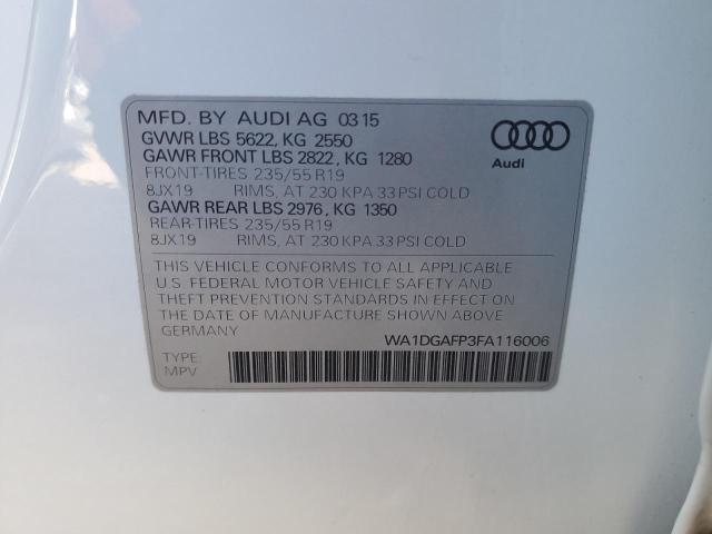 wa1dgafp3fa116006 - 2015 Audi q5 premium plus - #47801685