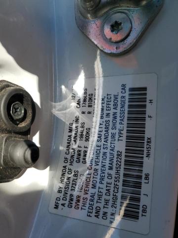 2018 HONDA CIVIC LX - 2HGFC2F55JH522282