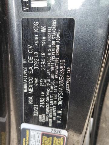 2022 KIA FORTE GT L - 3KPF54AD6NE439819