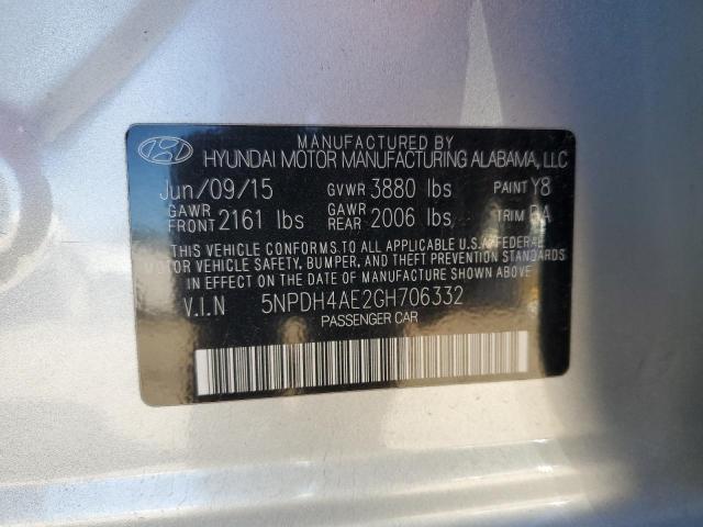 2016 HYUNDAI ELANTRA SE - 5NPDH4AE2GH706332