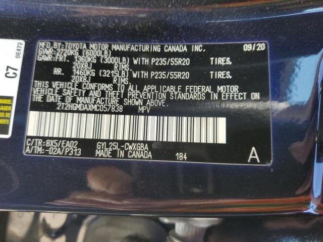 2021 LEXUS RX 450H - 2T2HGMDAXMC057838