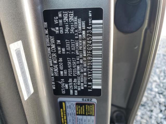 2015 HYUNDAI SANTA FE S - 5XYZT3LB7FG245734
