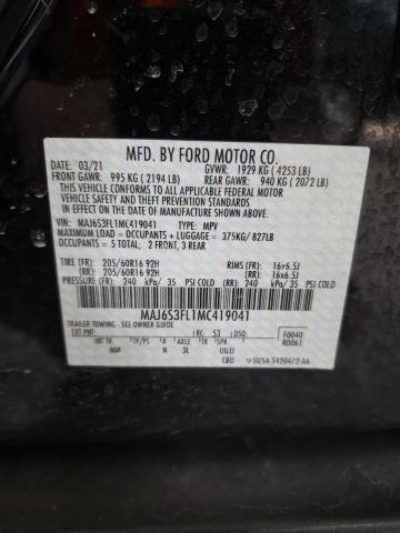 2021 FORD ECOSPORT S - MAJ6S3FL1MC419041