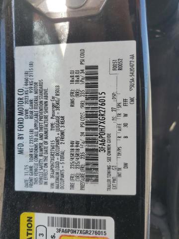 2016 FORD FUSION SE - 3FA6P0H7XGR276015